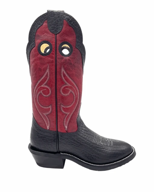 'Hondo' Men's 13" Bullhide U Toe - Black -Shoes Boot Store