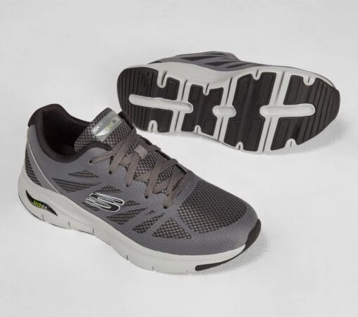 'Skechers' Men's Arch Fit-Charge Back - Charcoal / Black -Shoes Boot Store 232042 CCBK B cd3bd4e9 11c8 4079 8f1a