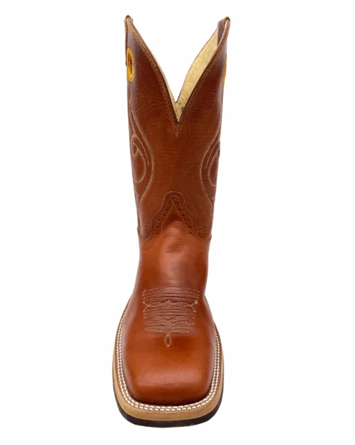 'Hondo' Men's 11" Western Square Toe - Maple Crazy Horse -Shoes Boot Store
