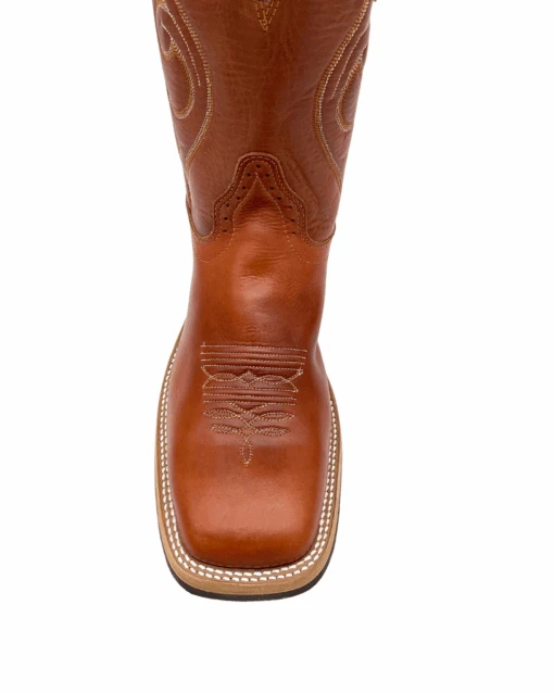'Hondo' Men's 11" Western Square Toe - Maple Crazy Horse -Shoes Boot Store
