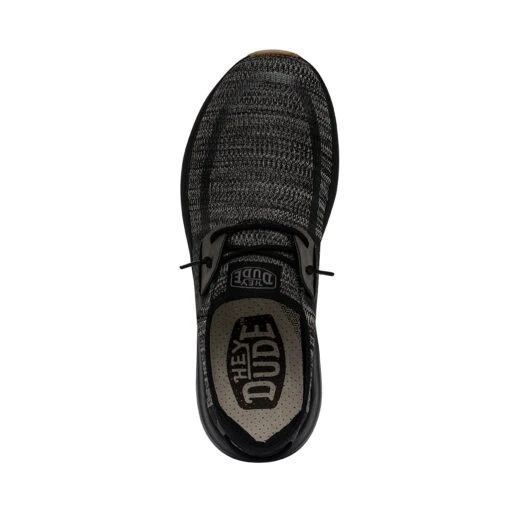 'Hey Dude' Men's Sirocco Sneaker - Black -Shoes Boot Store 40140
