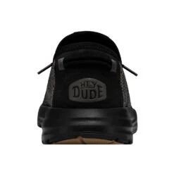 'Hey Dude' Men's Sirocco Sneaker - Black -Shoes Boot Store 40140 0WM SIROCCO BLACKNIGHT RIGHTBACK 1024x1024@2x
