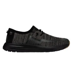 'Hey Dude' Men's Sirocco Sneaker - Black -Shoes Boot Store 40140 0WM SIROCCO BLACKNIGHT RIGHTSIDE 1024x1024@2x