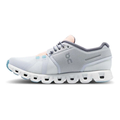 'On Running' Women's Cloud 5 Push - Glacier / Undyed White -Shoes Boot Store