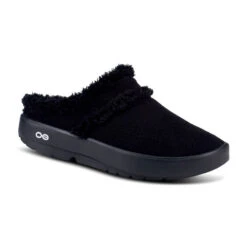 'OOFOS' Women's OOcoozie Mule Shoe - Black -Shoes Boot Store 5274BLACK 1024x1024@2x