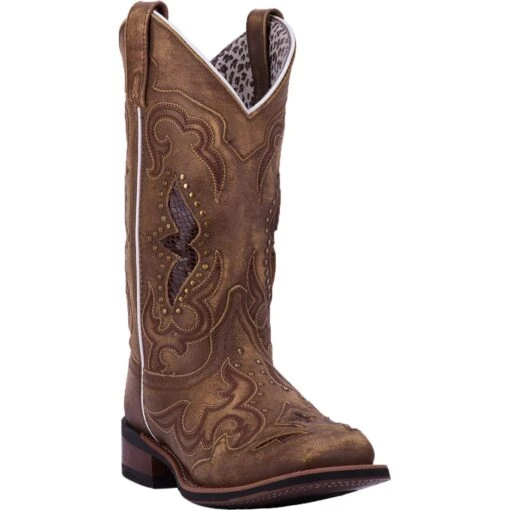 'Laredo' Women's 11" Spellbound Western Square Toe - Tan -Shoes Boot Store 5661 1 1500x.progressive baf0d827 c158 46e6 970d