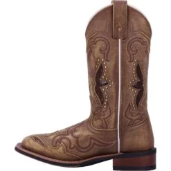 'Laredo' Women's 11" Spellbound Western Square Toe - Tan -Shoes Boot Store 5661 3 1500x.progressive ebb953a3 01bd 41a2 93a2 85203444f4bf 1024x1024@2x