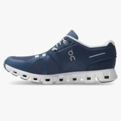 'On Running' Women's Cloud 5 - Denim / White -Shoes Boot Store 59.98901 cloud 5 ss22 denim white w g4 1024x1024@2x