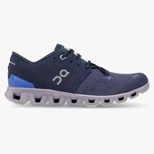 'On Running' Women's Cloud X 3 - Midnight / Heron -Shoes Boot Store 60.98689 cloud x 3 fw22 midnight heron w