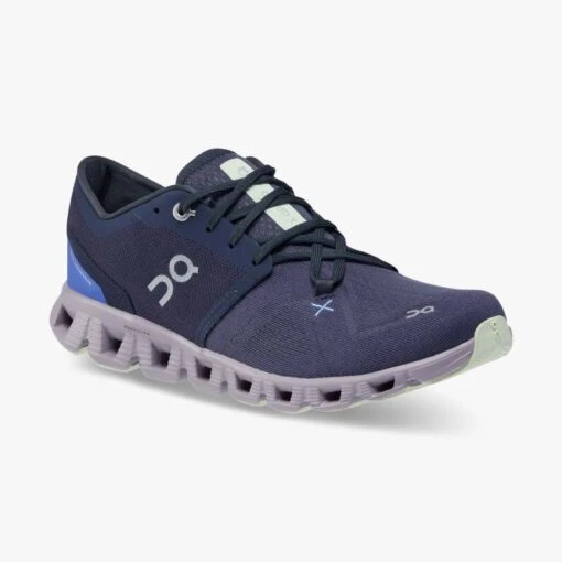 'On Running' Women's Cloud X 3 - Midnight / Heron -Shoes Boot Store 60.98689 cloud x 3 fw22 midnight heron w