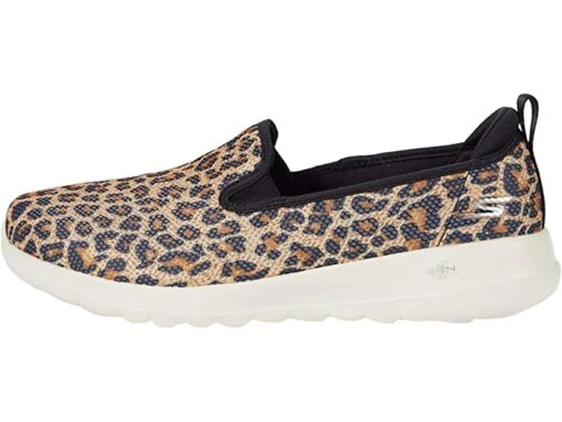 'Skechers' Women's GOwalk Joy Fiery Slip On - Leopard -Shoes Boot Store