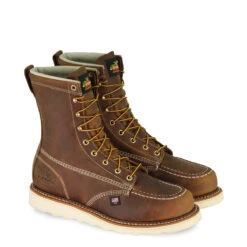 'Thorogood' Men's 8" American Heritage-Trail Crazyhorse MAXWear Wedge EH Safety Toe - Brown -Shoes Boot Store 804 4478 1 1200x1200 b4e78cb9 ec1c 4ef3 9d8f 33fa077bb64e 1024x1024@2x