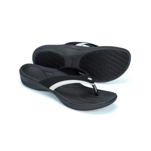 'Powerstep' Women's ArchWear™ Sandal - Black -Shoes Boot Store 8500