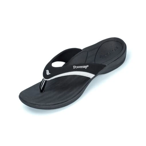 'Powerstep' Women's ArchWear™ Sandal - Black -Shoes Boot Store 8500