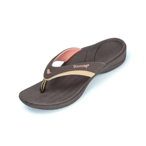 'Powerstep' Women's ArchWear™ Sandal - Brown -Shoes Boot Store 8500