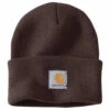 'Carhartt' Acrylic Knit Watch Hat - Dark Brown -Shoes Boot Store A18 DKB S19 1024x1024@2x