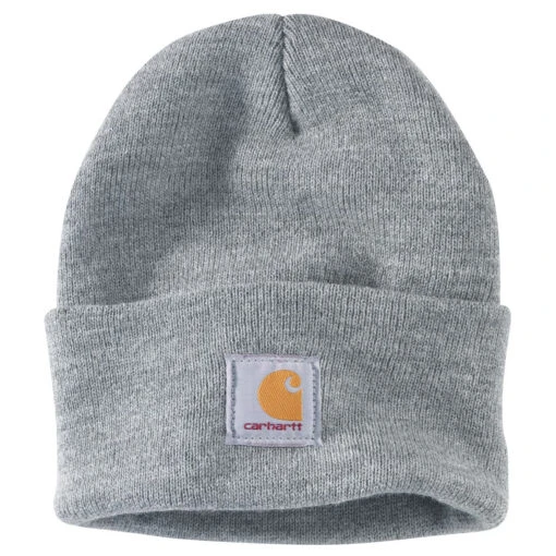'Carhartt' Acrylic Watch Knit Hat - Heather Grey -Shoes Boot Store