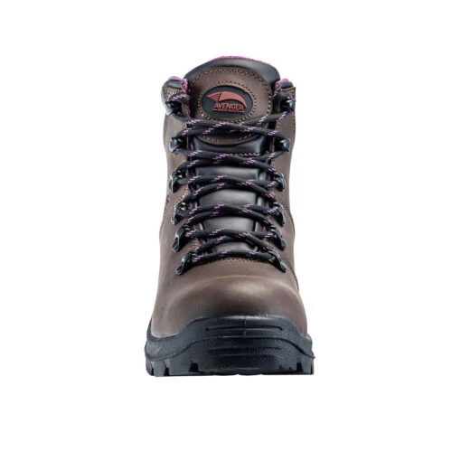 'Avenger' Women's 6" Builder EH WP Steel Toe - Brown -Shoes Boot Store A8125 8675