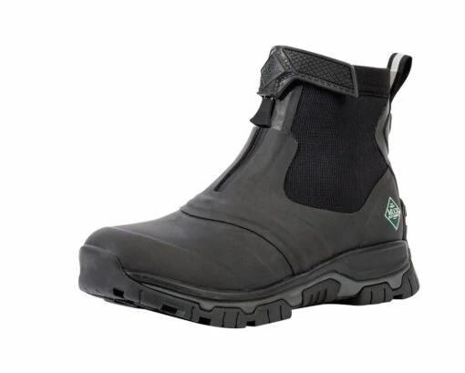 'Muck' Men's Apex Mid Zip - Black -Shoes Boot Store AXMZ