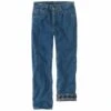 'Carhartt' Men's Relaxed Fit Heavyweight Flannel-Lined 5 Pocket Jean - Darkstone -Shoes Boot Store B172 DST MS22 1024x1024@2x