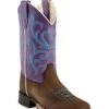 'Old West' Children's 8" Girls' Purple Western - Brown / Purple -Shoes Boot Store BSC1907 1024x1024@2x