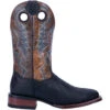 'Dan Post' Men's 11" Deuce Western Wide Square Toe - Black / Brown -Shoes Boot Store DP4558 2 1024x1024@2x