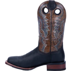 'Dan Post' Men's 11" Deuce Western Wide Square Toe - Black / Brown -Shoes Boot Store DP4558 3 1024x1024@2x