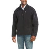 'Ariat' Men's Vernon 2.0 Softshell Jacket - Black -Shoes Boot Store F18 MNS WEST 10023329 front 1024x1024@2x