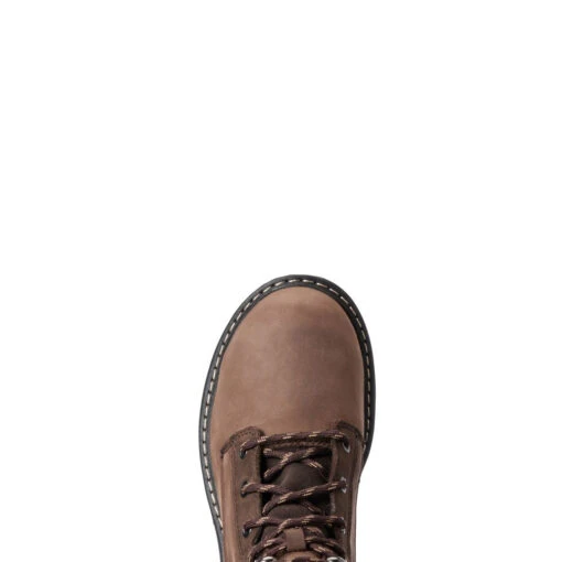 'Ariat' Women's 6" Casey EH Metguard Comp Toe - Distressed Brown -Shoes Boot Store