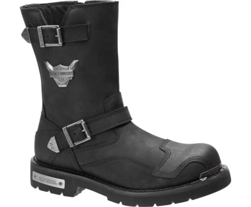 'Harley Davidson' Men's Stroman Boot - Black -Shoes Boot Store HDM D93521 101718 S19