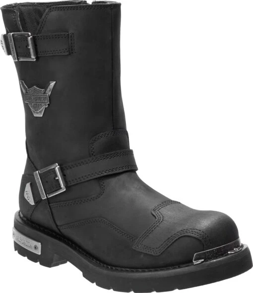 'Harley Davidson' Men's Stroman Boot - Black -Shoes Boot Store HDM D93521 101718 S19