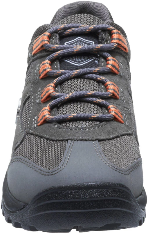 'Harley Davidson' Women's Wincrest Oxford - Grey / Light Orange -Shoes Boot Store HDW D84049 121216 F17