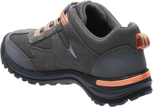 'Harley Davidson' Women's Wincrest Oxford - Grey / Light Orange -Shoes Boot Store HDW D84049 121216 F17