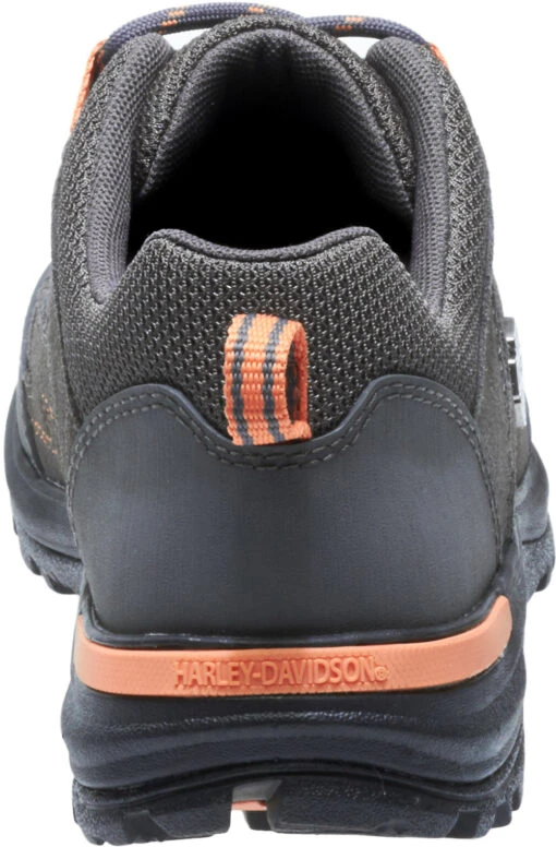 'Harley Davidson' Women's Wincrest Oxford - Grey / Light Orange -Shoes Boot Store HDW D84049 121216 F17