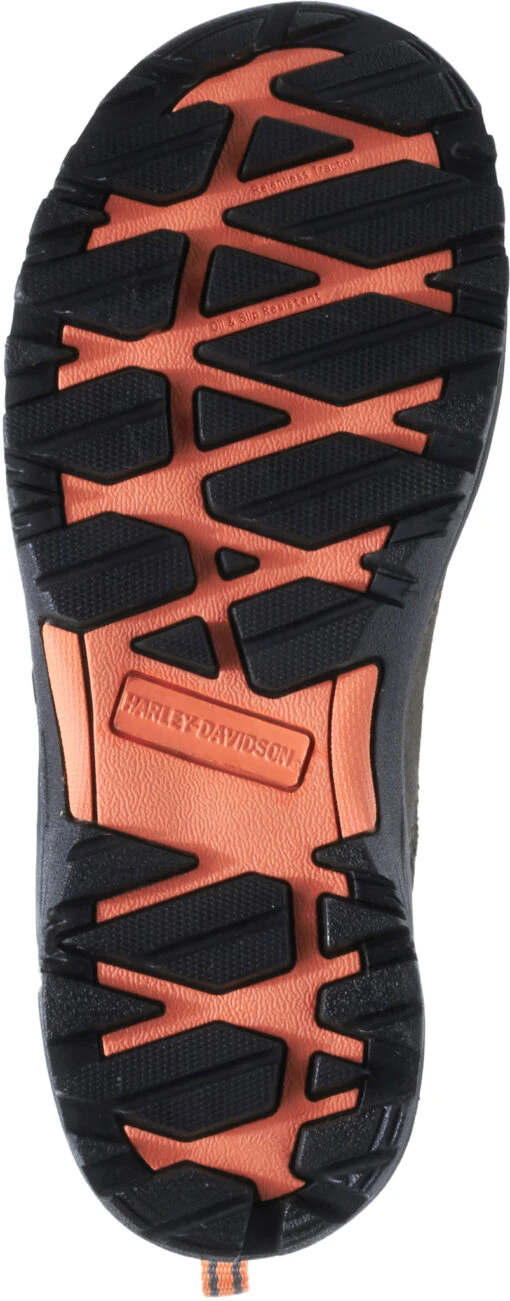 'Harley Davidson' Women's Wincrest Oxford - Grey / Light Orange -Shoes Boot Store HDW D84049 121216 F17
