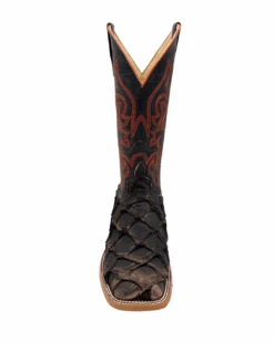 'Anderson Bean' Men's 13" HorsePower Top Hand Big Bass Square Toe - Pirarucu / Royal Blue Mad Dog -Shoes Boot Store HP80063 1024x1024@2x