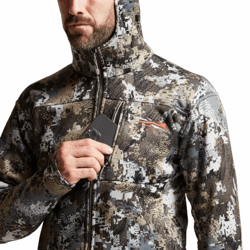 'Sitka' Men's Traverse Hoody - Whitetail : Elevated II -Shoes Boot Store IMG SITKA WT 2022 600026 EV Traverse Hoody Optifade Elevated II 592p Studio