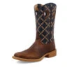 'Twisted X' Men's 12" Tech X Western Square Toe - Rustic Brown/ Navy -Shoes Boot Store MXTR004.07 4800x4800 L 1024x1024@2x