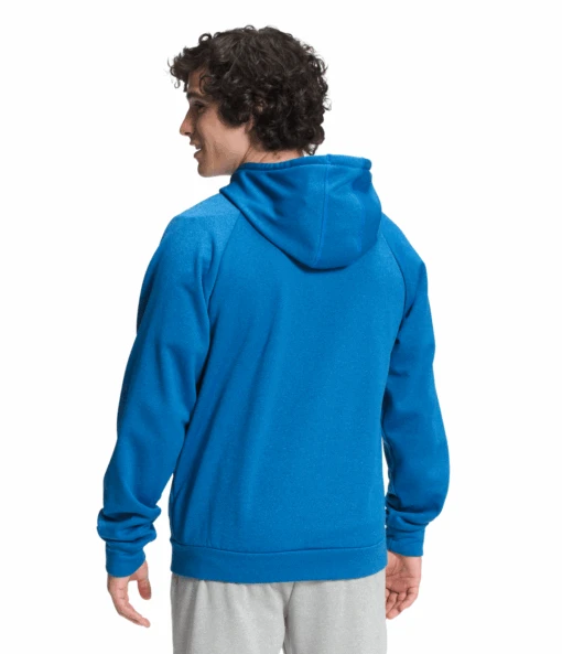 'The North Face' Men's Exploration Full Zip Hoodie - Hero Blue Heather -Shoes Boot Store