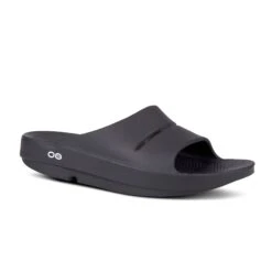 'OOFOS' Unisex OOahh Slide Sandal - Black -Shoes Boot Store Product Images1100BLK 1 1024x1024@2x