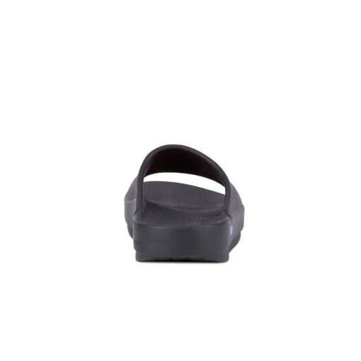 'OOFOS' Unisex OOahh Slide Sandal - Black -Shoes Boot Store