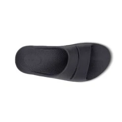 'OOFOS' Unisex OOahh Slide Sandal - Black -Shoes Boot Store Product Images1100BLK 6 1024x1024@2x