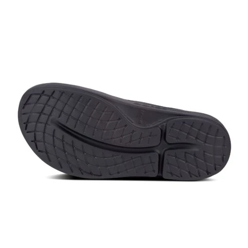 'OOFOS' Unisex OOahh Slide Sandal - Black -Shoes Boot Store