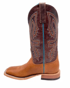 'Anderson Bean' Men's 13" Western Square Toe - Tobacco Yeti / Brass Explosion -Shoes Boot Store S11062 1024x1024@2x