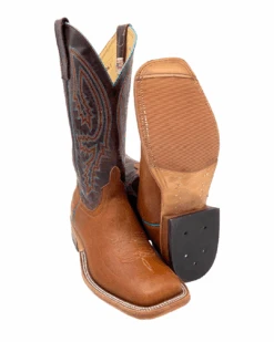 'Anderson Bean' Men's 13" Western Square Toe - Tobacco Yeti / Brass Explosion -Shoes Boot Store S11066 1024x1024@2x
