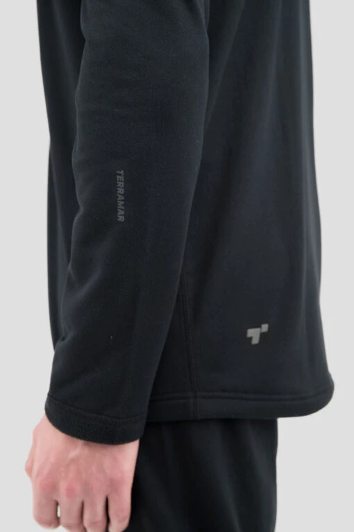 'Terramar' Men's 4.0 Military Fleece Heritage Crew - Black -Shoes Boot Store