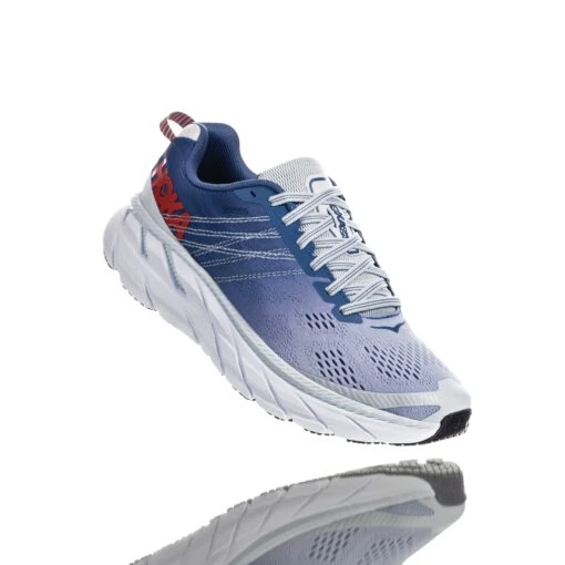 'HOKA' Women's Clifton 6 - Plein Air / Midnight Blue -Shoes Boot Store
