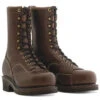 'Wesco' Men's 10" Voltfoe EH Lineman Comp Toe - Brown -Shoes Boot Store Wesco Brown Leather Electrical Boots 500x500 1024x1024@2x