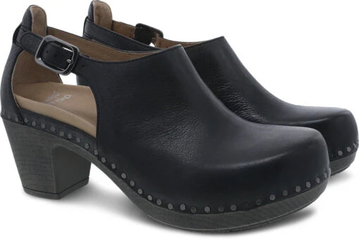 'Dansko' Women's Sassy - Black Milled Burnished Nubuck -Shoes Boot Store