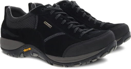 'Dansko' Women's WP Paisley - Black Suede (Wide) -Shoes Boot Store